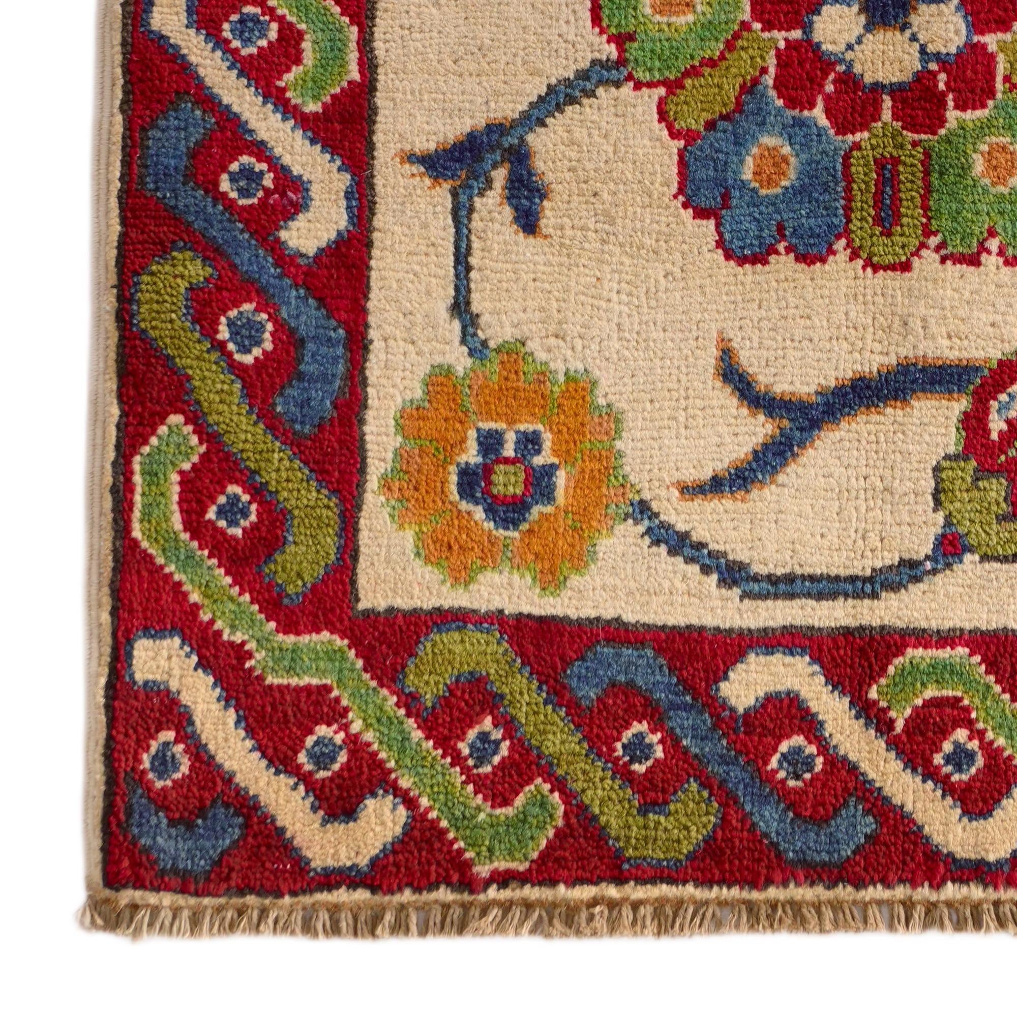 2' 1 x 3' 2 Hand Knotted Kazak Rug