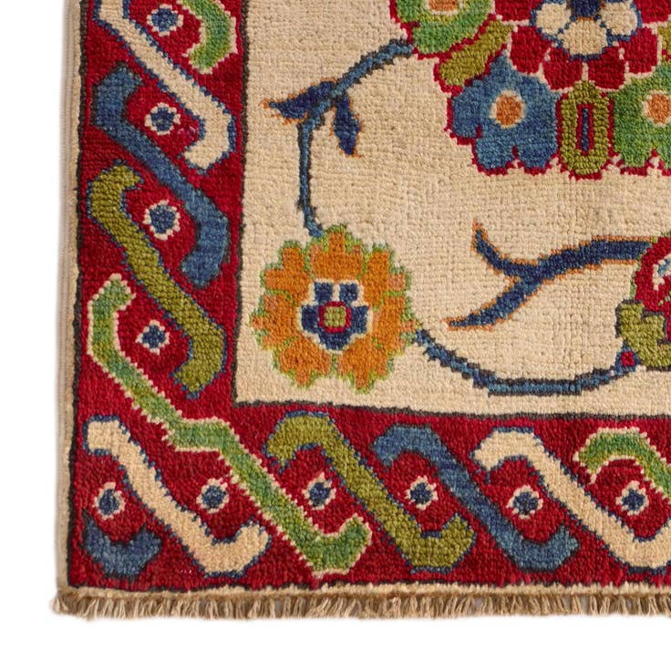 Detail image of 2' 1 x 3' 2 Hand Knotted Kazak Rug