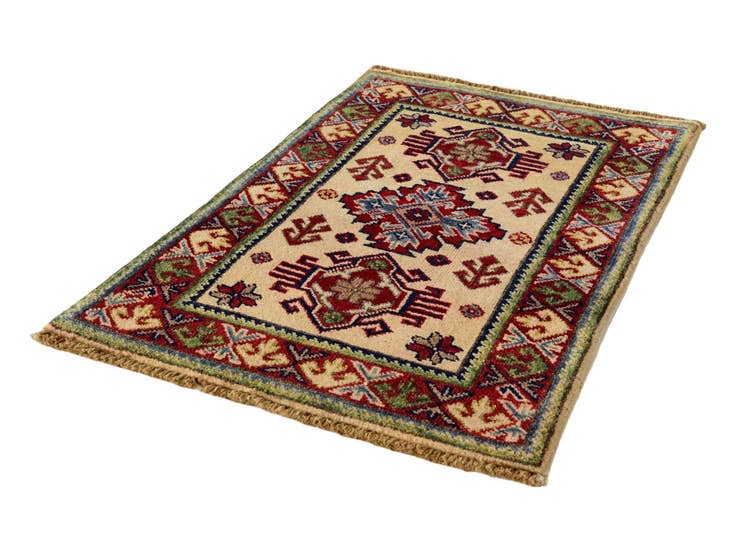 Detail image of 1' 11 x 2' 11 Hand Knotted Kazak Rug