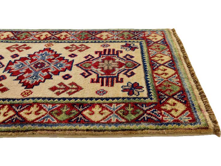 1' 11 x 2' 11 Hand Knotted Kazak Rug