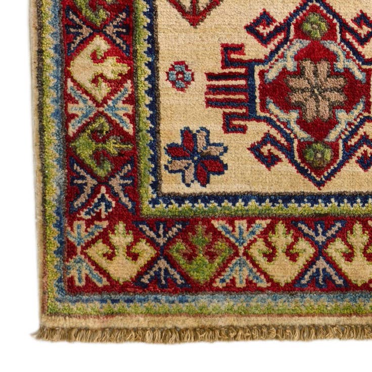 Detail image of 1' 11 x 2' 11 Hand Knotted Kazak Rug