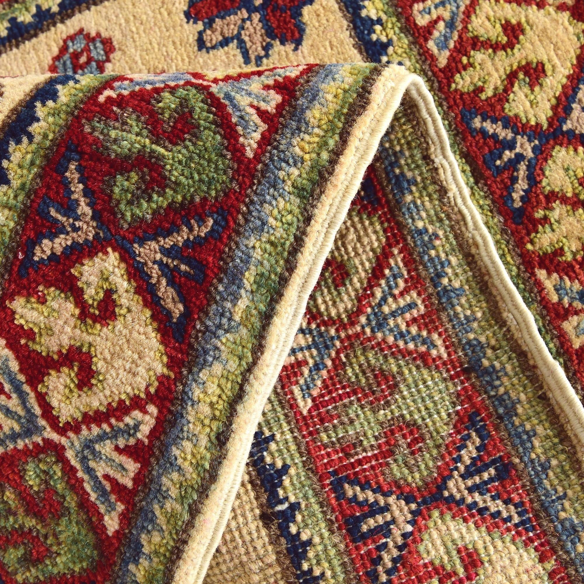 1' 11 x 2' 11 Hand Knotted Kazak Rug