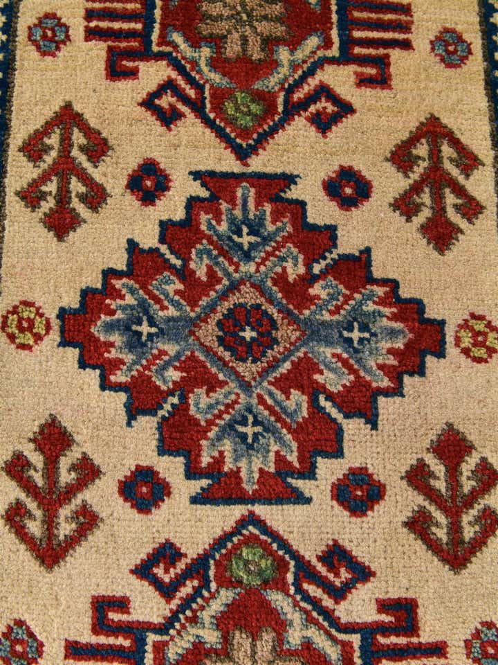 1' 11 x 2' 11 Hand Knotted Kazak Rug