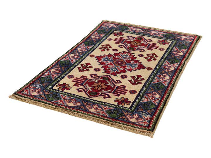 2' x 3' 1 Hand Knotted Kazak Rug