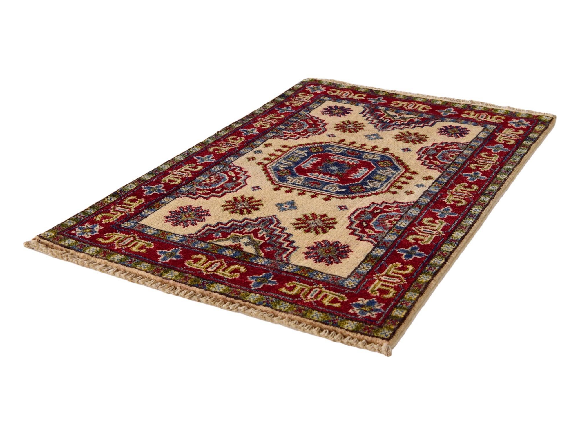 2' x 3' 1 Hand Knotted Kazak Rug