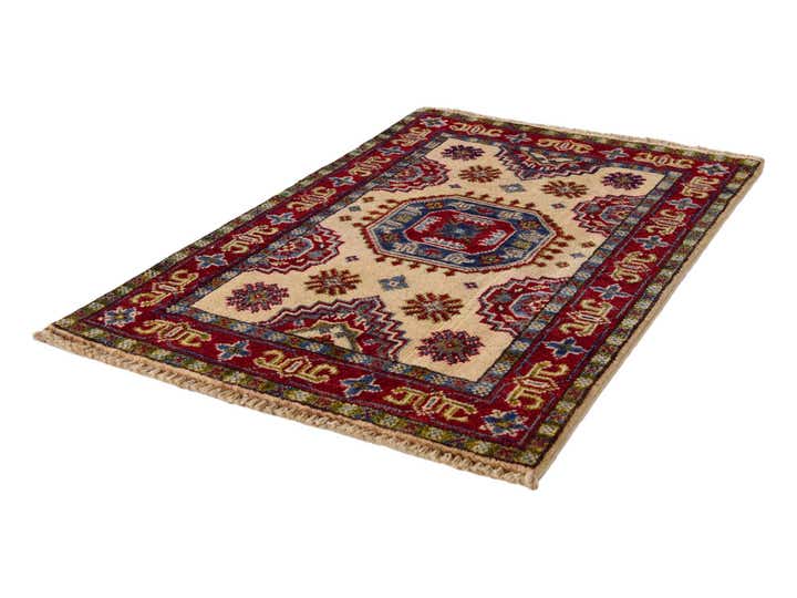 2' x 3' 1 Hand Knotted Kazak Rug