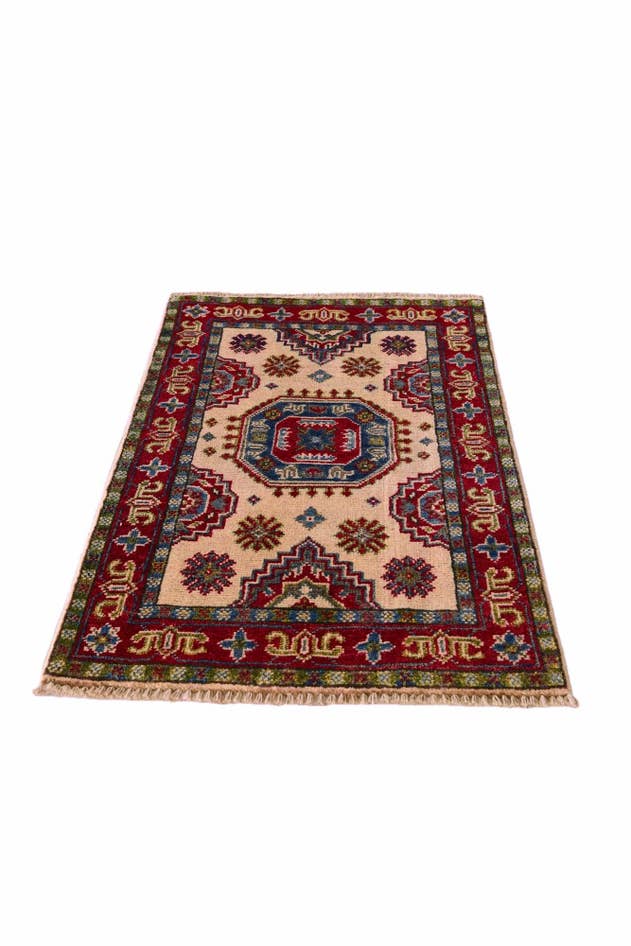 Detail image of 2' x 3' 1 Hand Knotted Kazak Rug