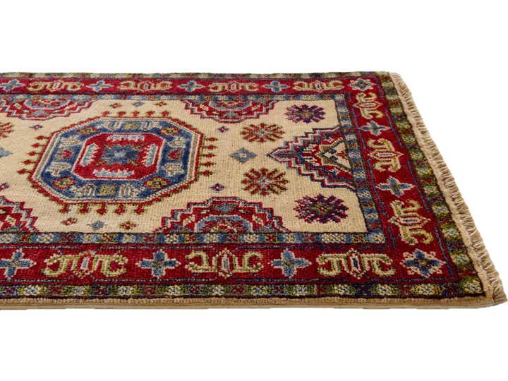 2' x 3' 1 Hand Knotted Kazak Rug