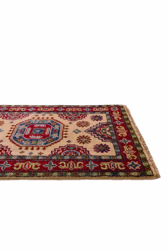 2' x 3' 1 Hand Knotted Kazak Rug