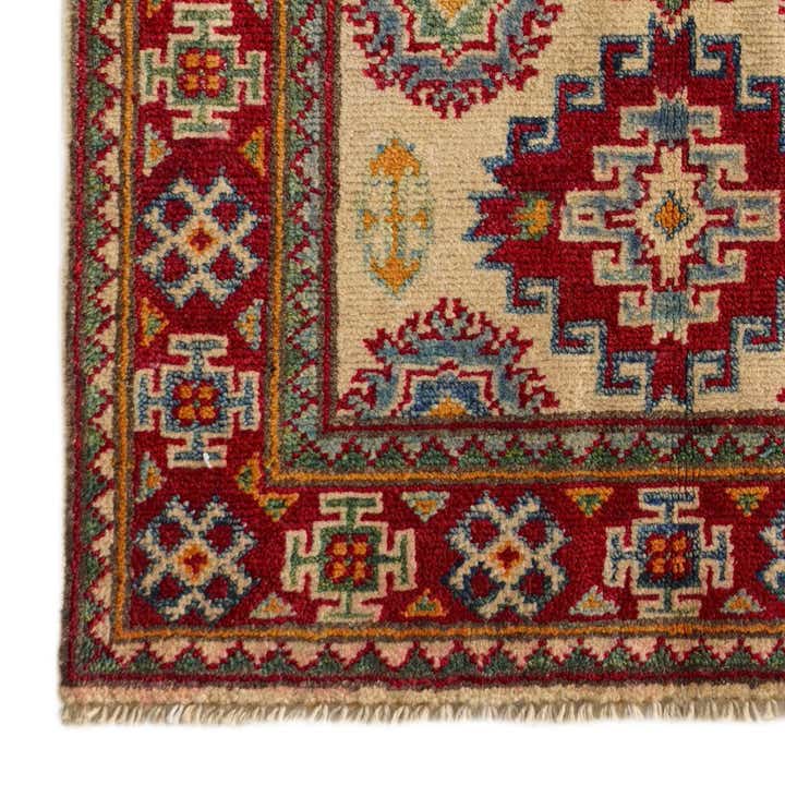 2' x 3' 1 Hand Knotted Kazak Rug