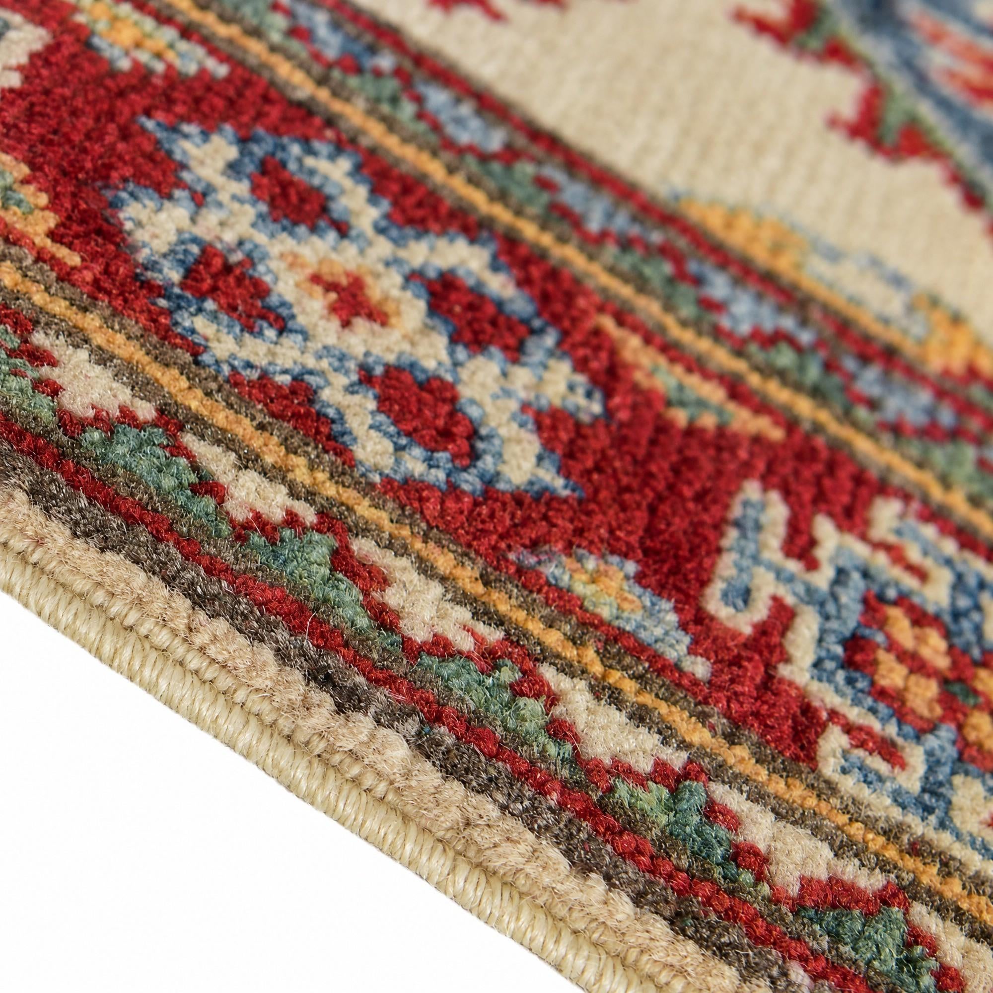 60cm x 95cm Hand Knotted Kazak Rug