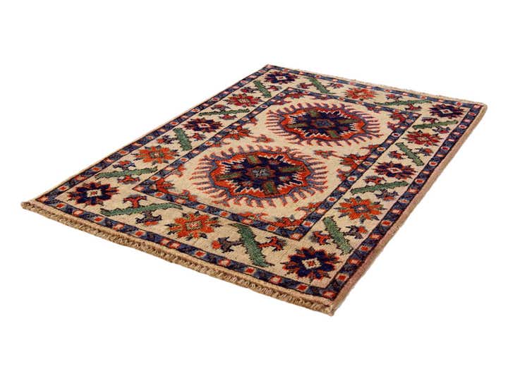 2' x 3' Hand Knotted Kazak Rug