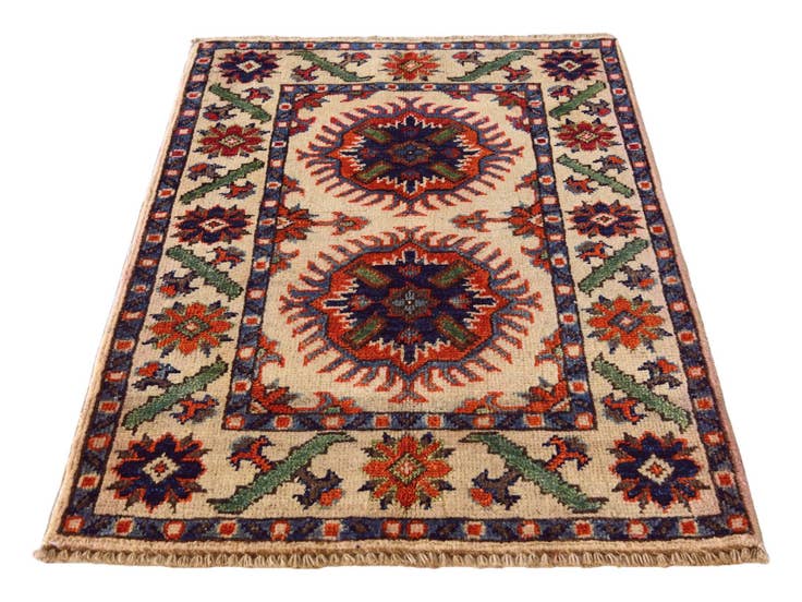 Detail image of 2' x 3' Hand Knotted Kazak Rug