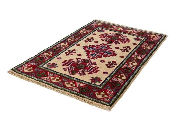 2' x 3' Hand Knotted Kazak Rug