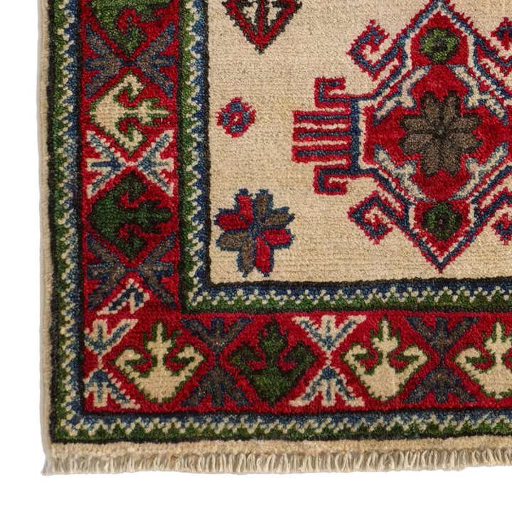 2' x 3' Hand Knotted Kazak Rug