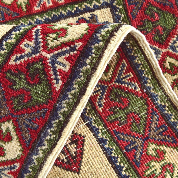 Detail image of 2' x 3' Hand Knotted Kazak Rug