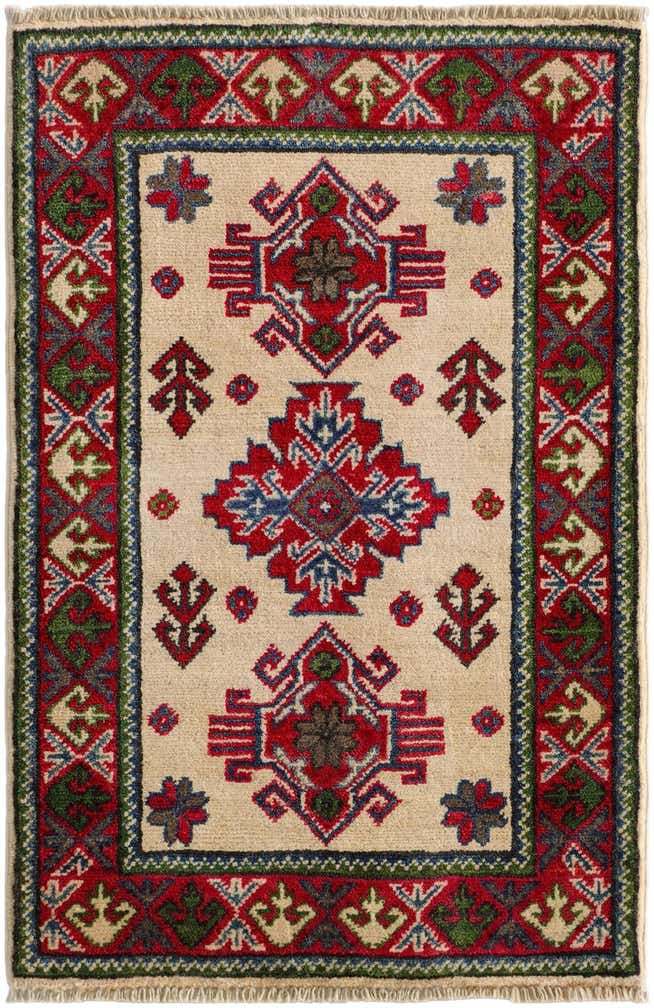 2' x 3' Hand Knotted Kazak Rug
