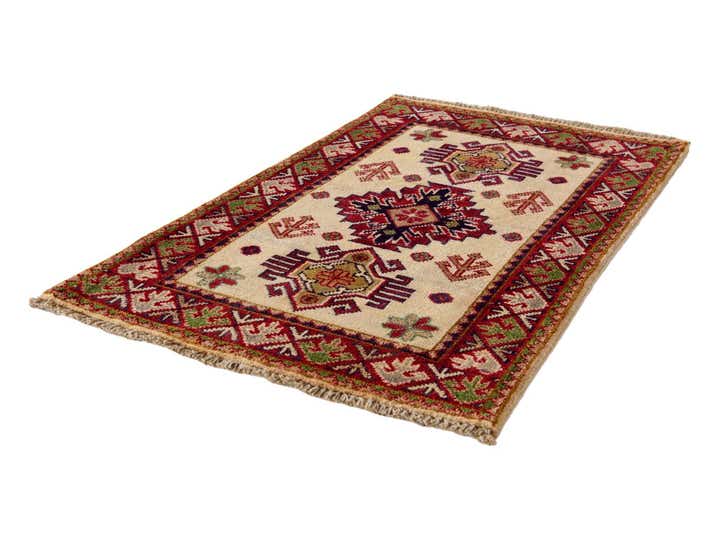 2' x 3' 1 Hand Knotted Kazak Rug