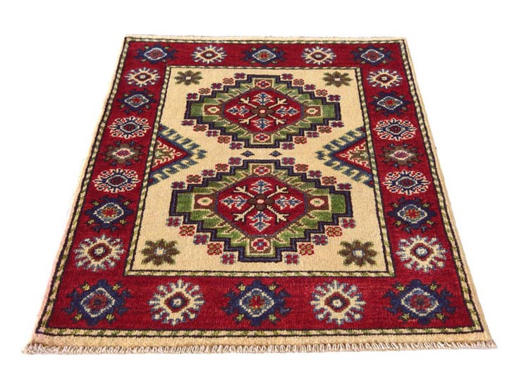 Detail image of 2' 1 x 3' 1 Hand Knotted Kazak Rug