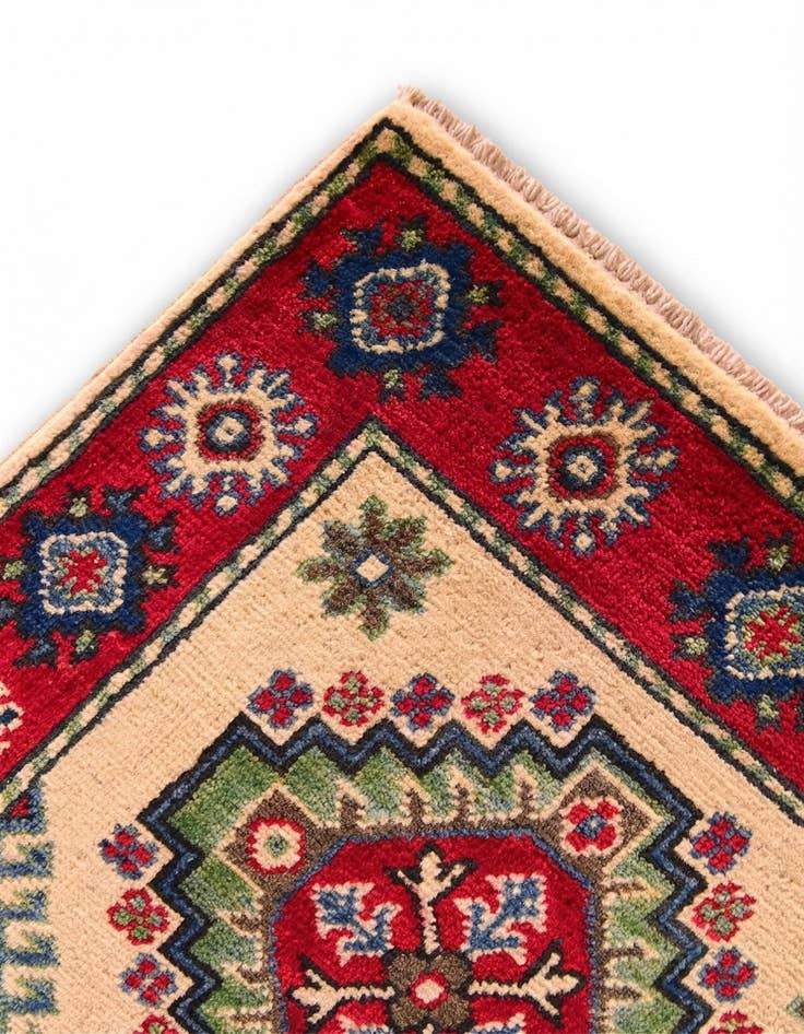 Detail image of 2' 1 x 3' 1 Hand Knotted Kazak Rug