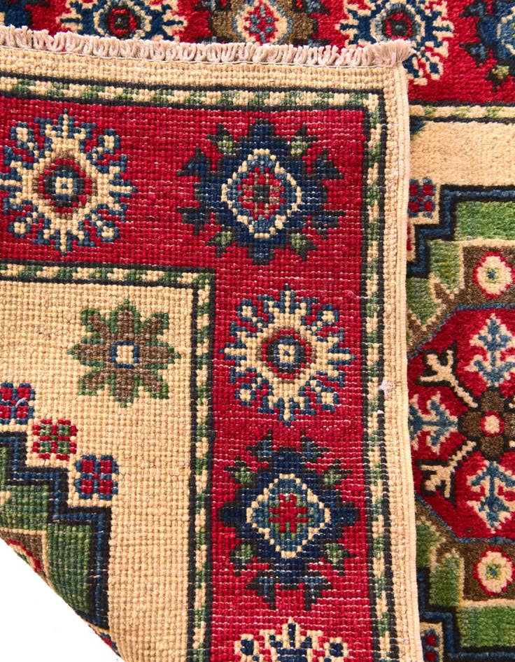 Detail image of 2' 1 x 3' 1 Hand Knotted Kazak Rug