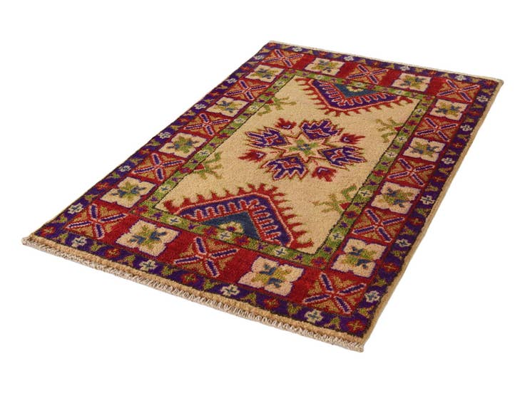 Detail image of 2' x 3' 1 Hand Knotted Kazak Rug