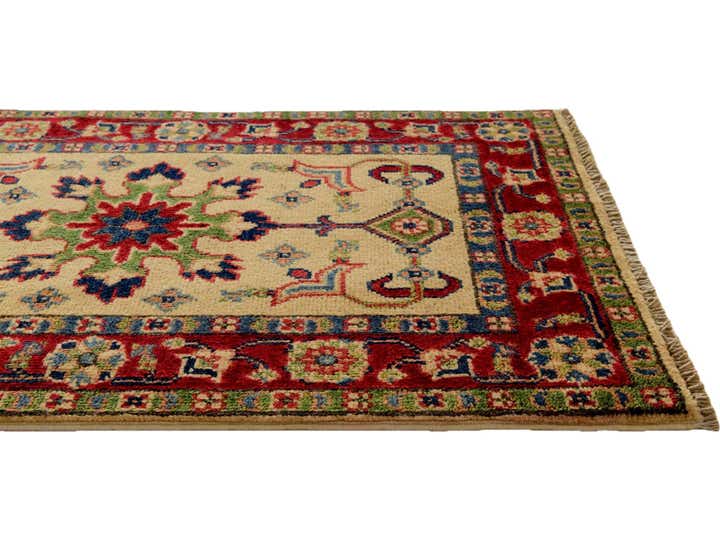 1' 11 x 3' 1 Hand Knotted Kazak Rug