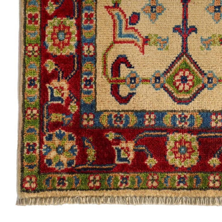 Detail image of 1' 11 x 3' 1 Hand Knotted Kazak Rug