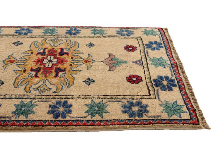 2' x 2' 11 Hand Knotted Kazak Rug