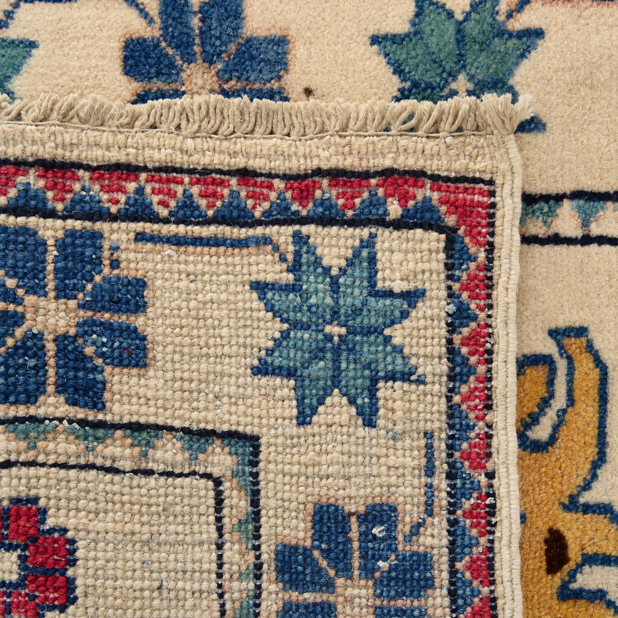 60cm x 90cm Hand Knotted Kazak Rug