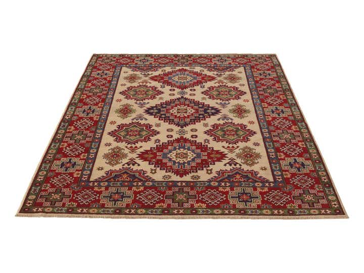 5' 9 x 8' 1 Hand Knotted Kazak Rug