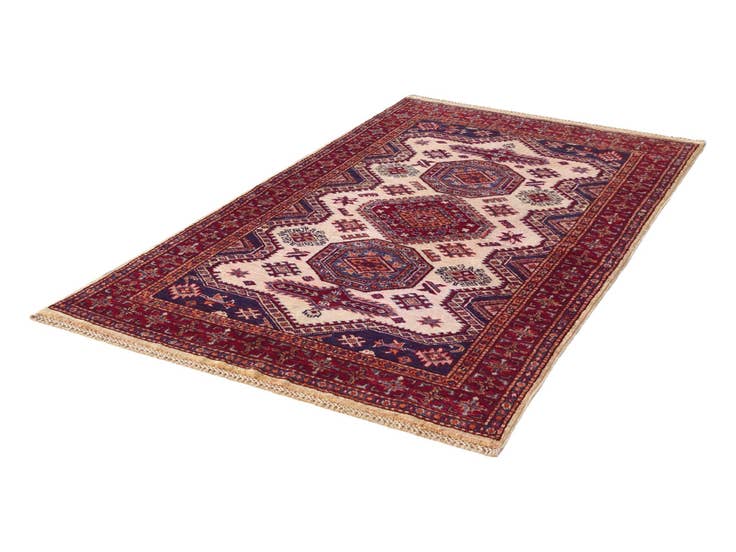 Detail image of 3' 3 x 5' 8 Hand Knotted Kazak Rug