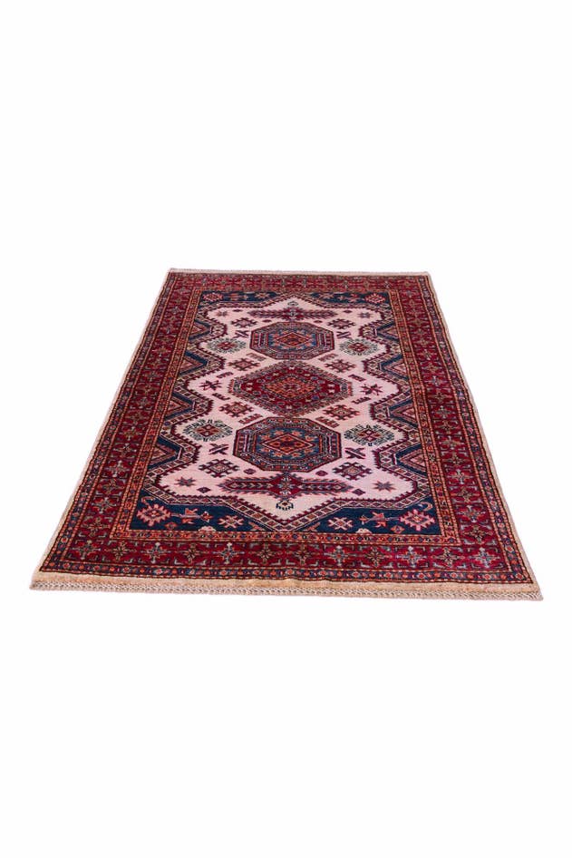 Detail image of 3' 3 x 5' 8 Hand Knotted Kazak Rug