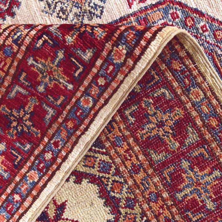 3' 3 x 5' 8 Hand Knotted Kazak Rug