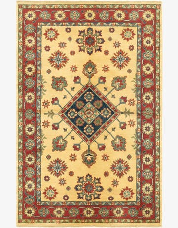 3' 5 x 5' 3 Hand Knotted Kazak Oriental Rug