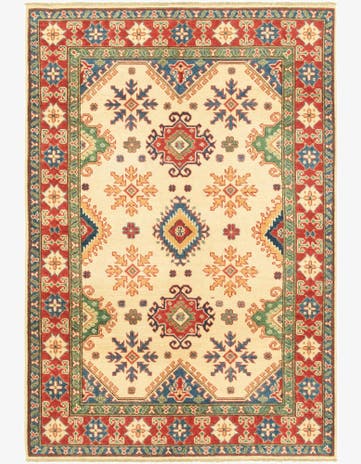 4' 1 x 6' Hand Knotted Kazak Rug