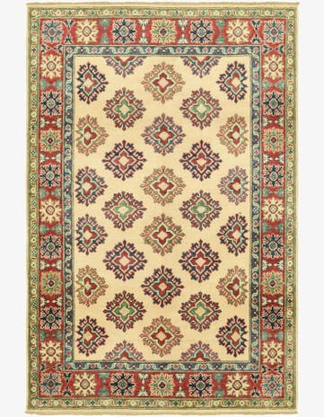 3' 10 x 6' Hand Knotted Kazak Rug