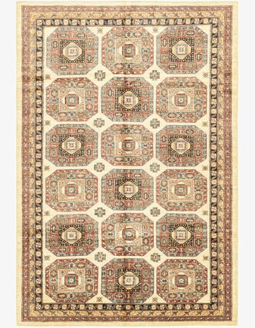 6' x 8' 10 Hand Knotted Kazak Oriental Rug