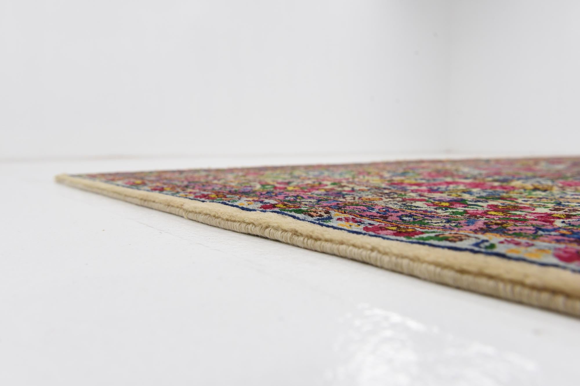 10' 9 x 15' 3 Hand Knotted Kerman Persian Wool Rug