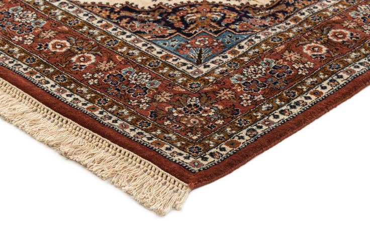 Detail image of 4' 3 x 6' 5 Hand Knotted Kerman Oriental Wool Rug