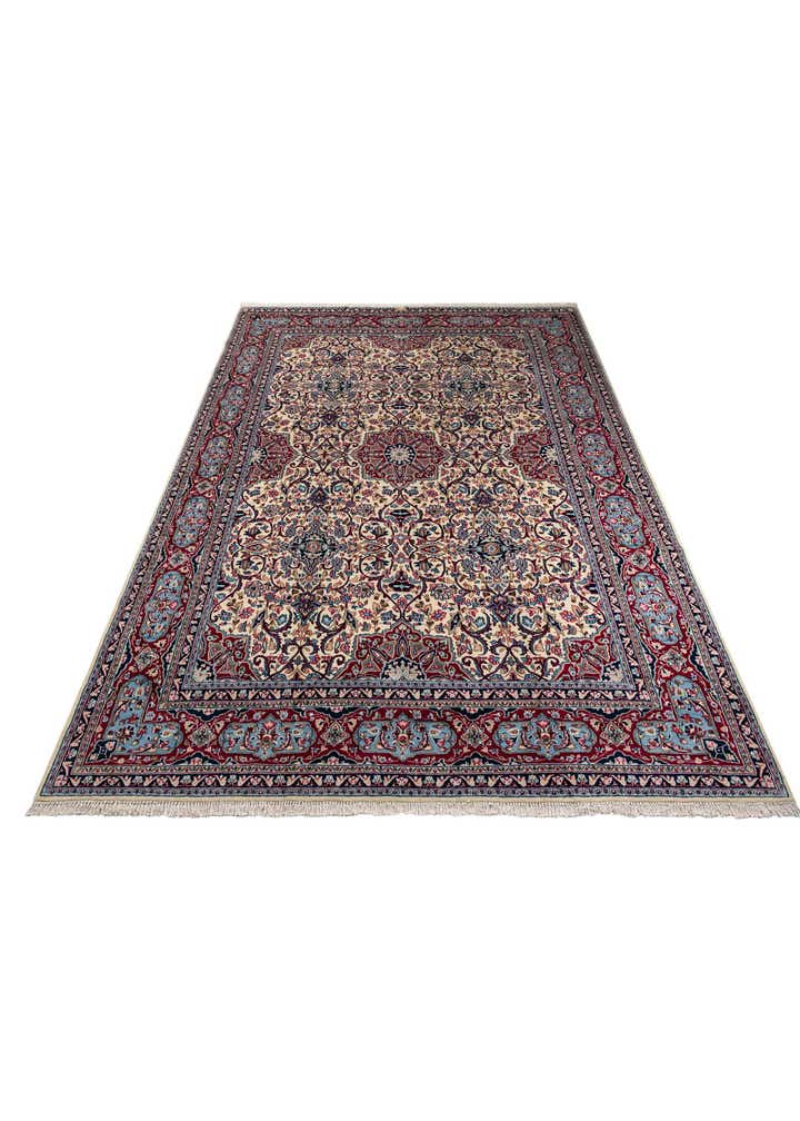 9' 10 x 13' 4 Hand Knotted Kerman Persian Wool Rug