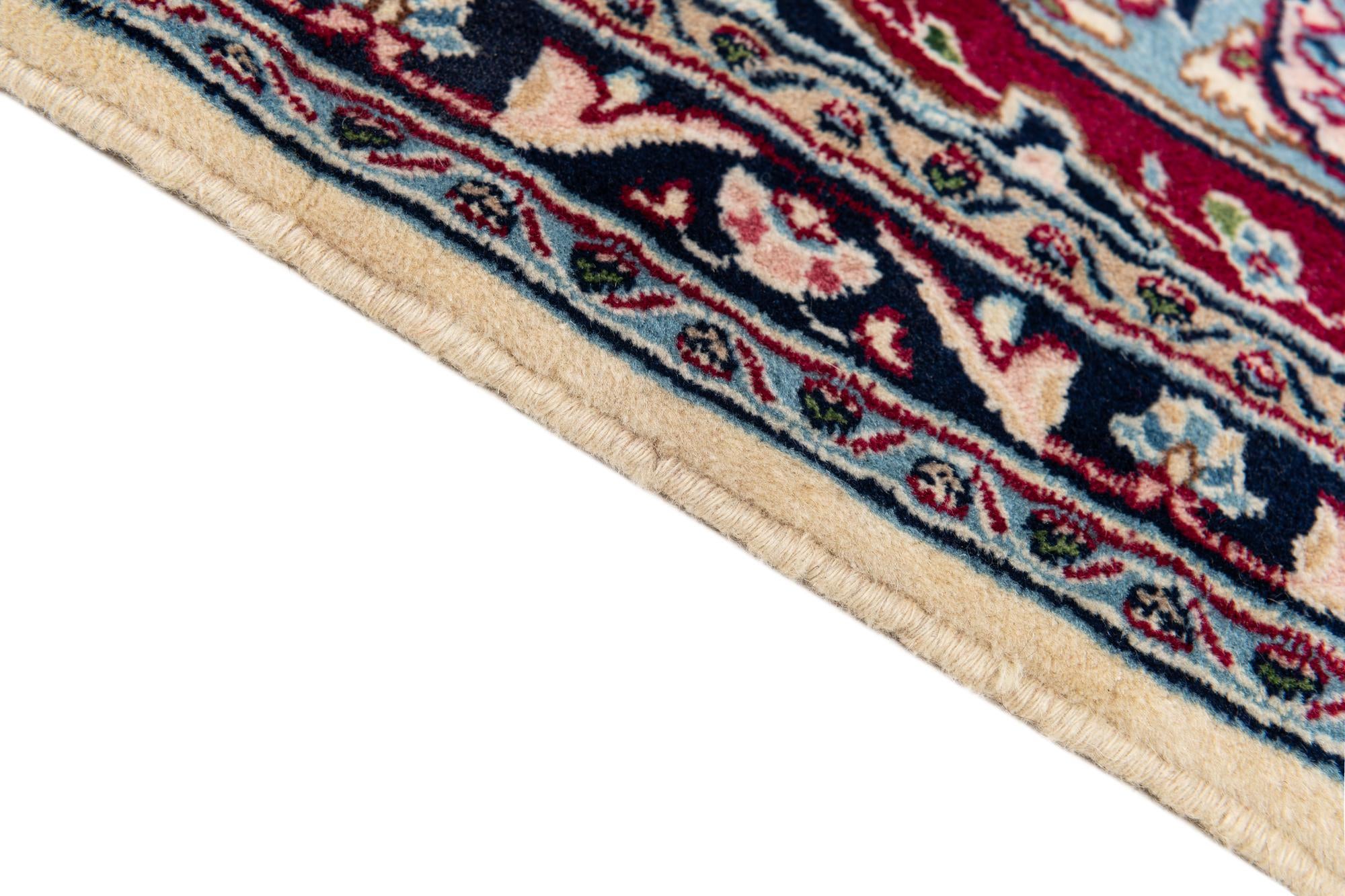 9' 10 x 13' 4 Hand Knotted Kerman Persian Wool Rug