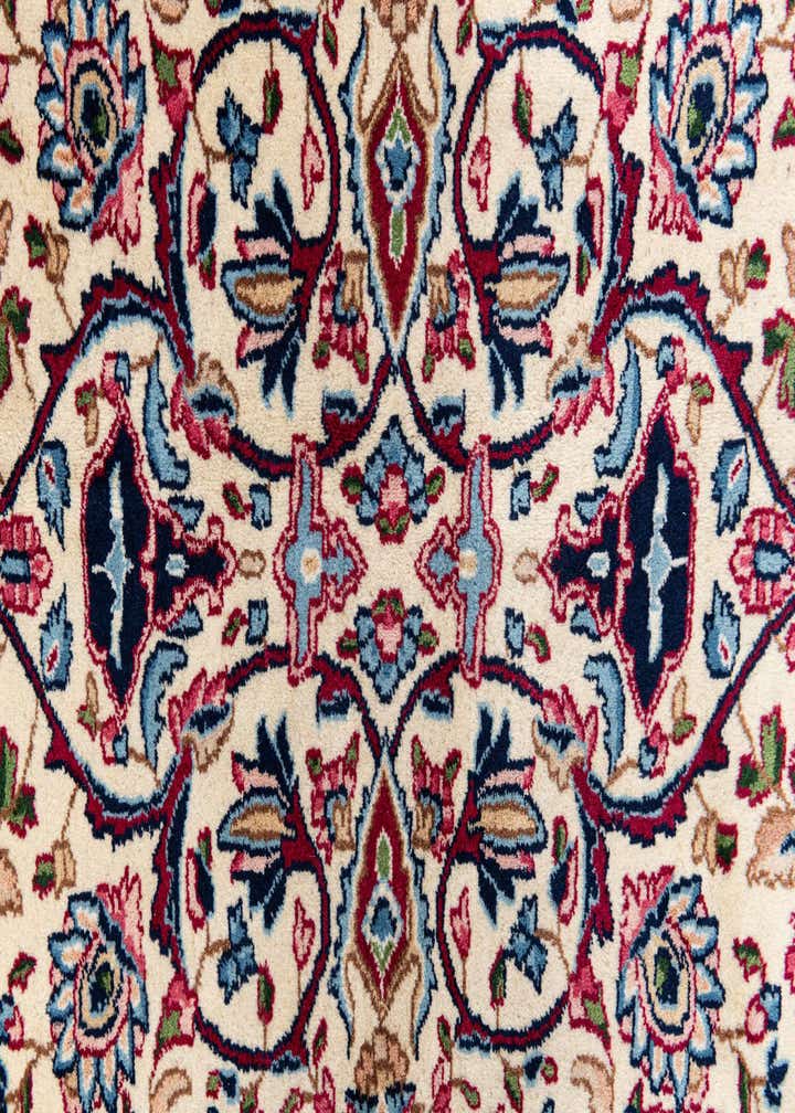 9' 10 x 13' 4 Hand Knotted Kerman Persian Wool Rug