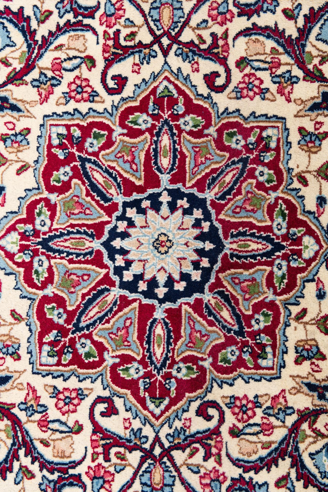 9' 10 x 13' 4 Hand Knotted Kerman Persian Wool Rug