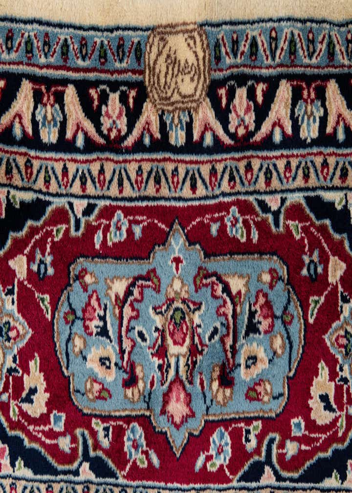 9' 10 x 13' 4 Hand Knotted Kerman Persian Wool Rug