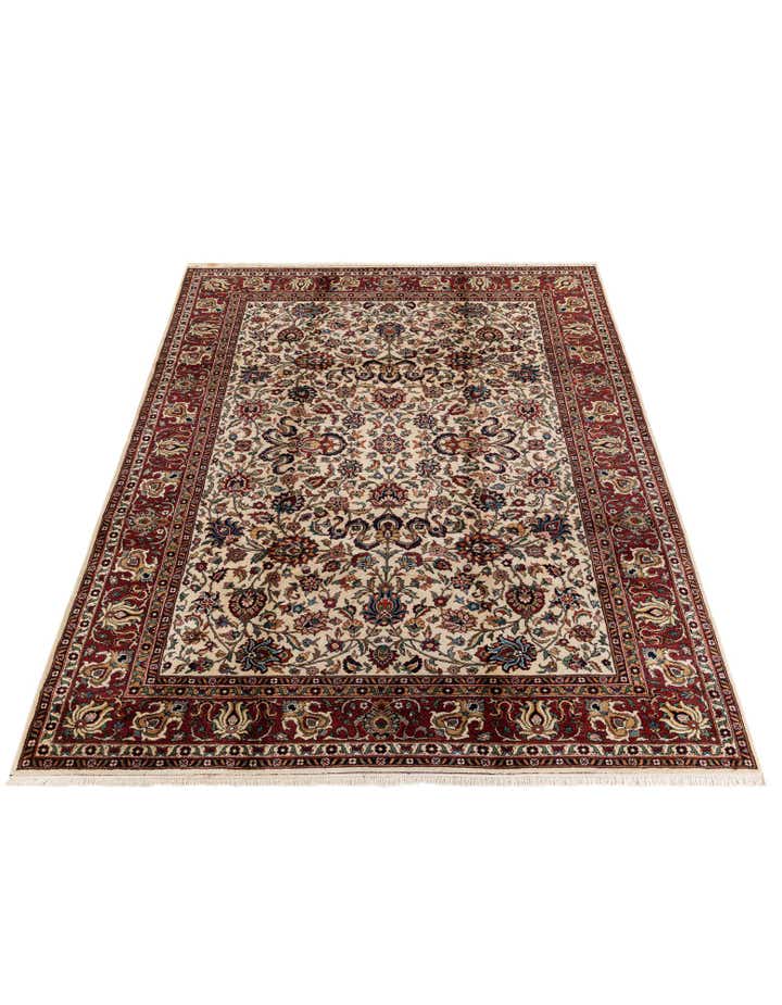 8' 2 x 11' 6 Hand Knotted Kerman Wool Rug