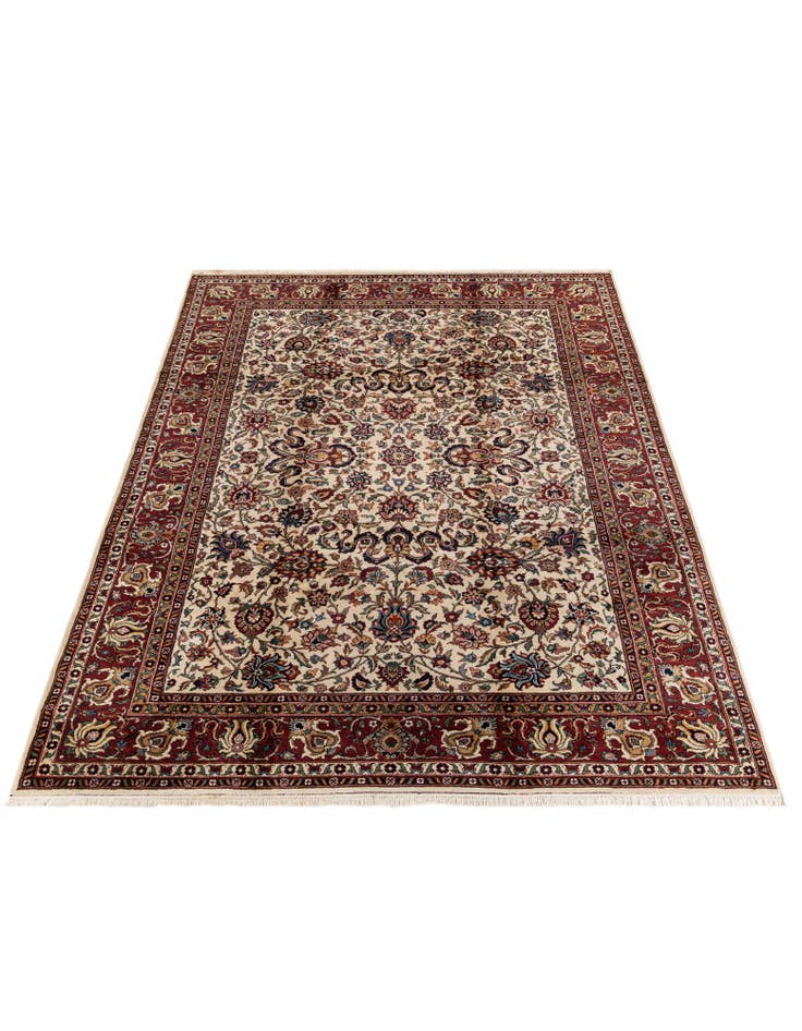Detail image of 8' 2 x 11' 6 Hand Knotted Kerman Wool Rug