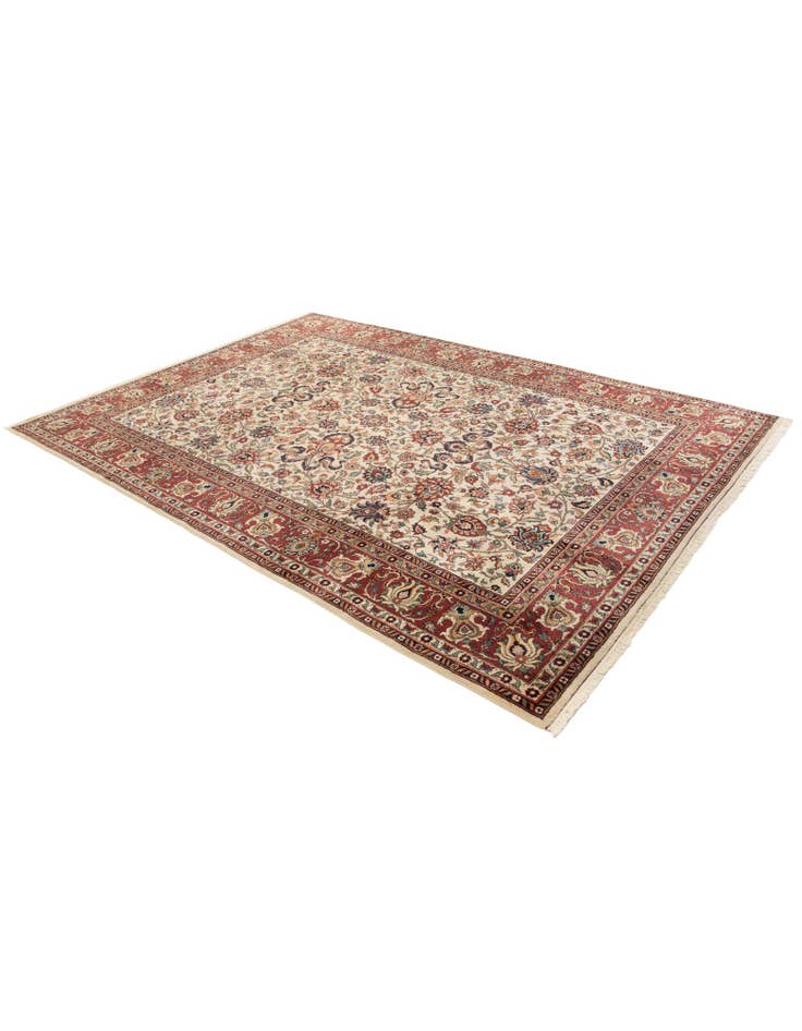 Detail image of 8' 2 x 11' 6 Hand Knotted Kerman Wool Rug