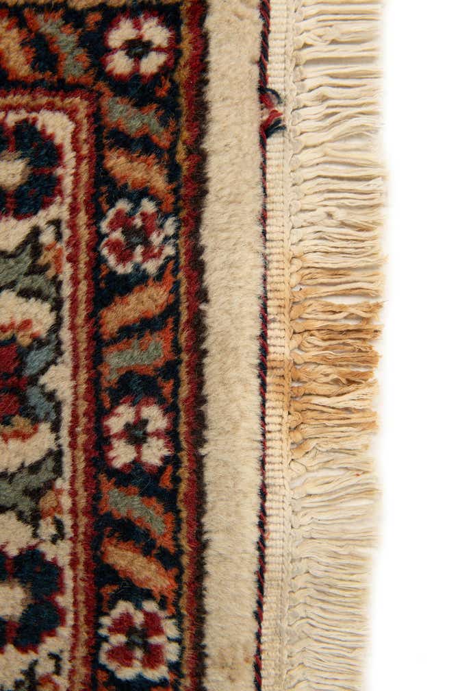 8' 2 x 11' 6 Hand Knotted Kerman Wool Rug