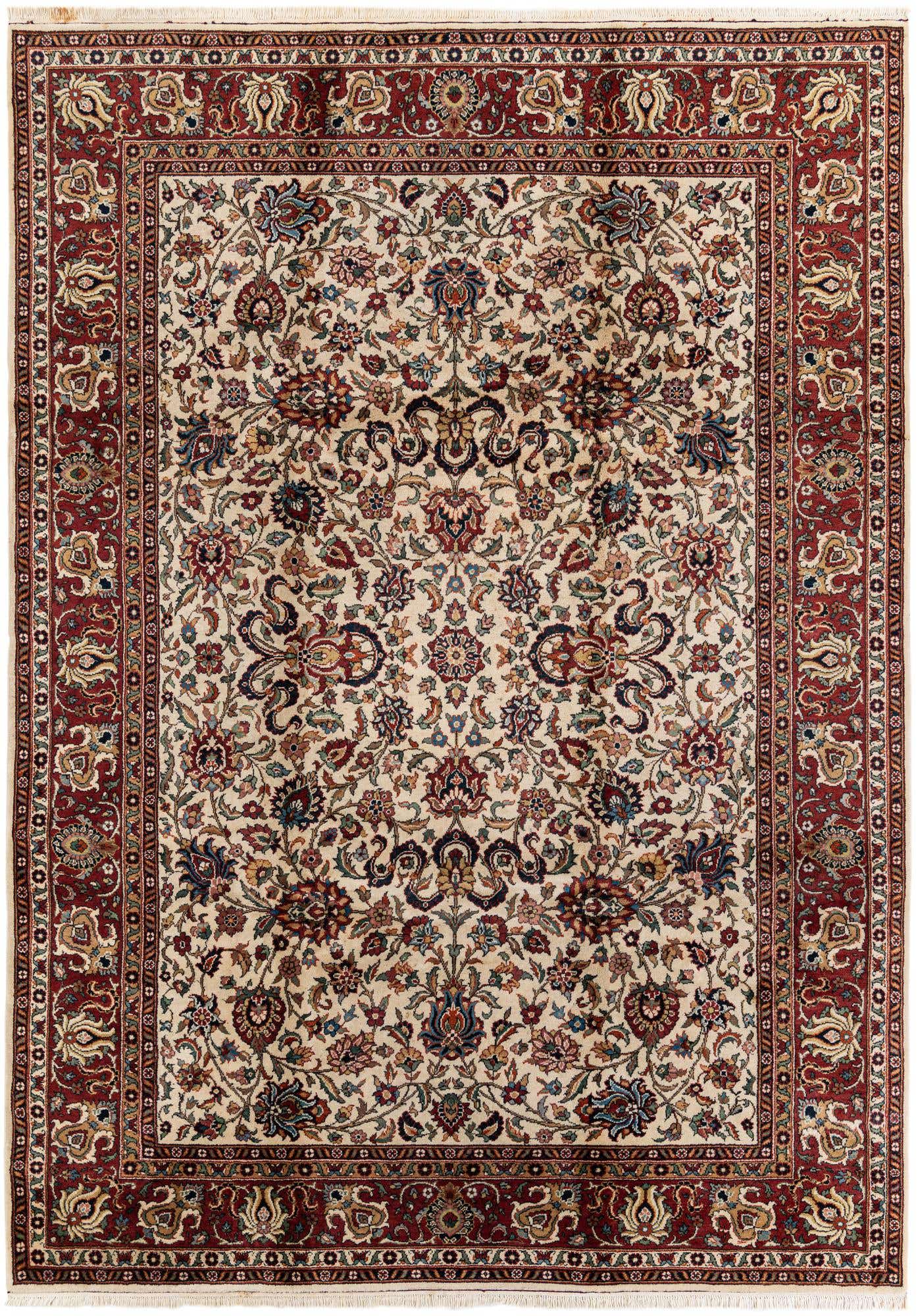 8' 2 x 11' 6 Hand Knotted Kerman Wool Rug